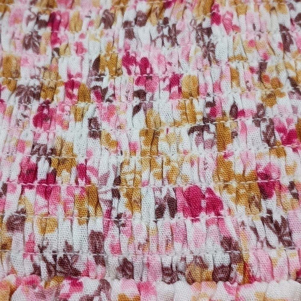 Torrid NWT Floral Elastic Waist Tea Length Skirt Size 2 equivalent to an 18-20 - Picture 5 of 12